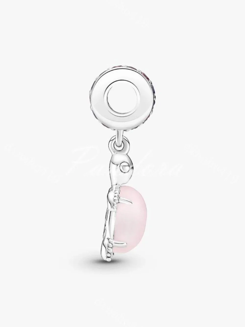 Pandora Murano Glass Pink Sea Turtle Dangle Charm